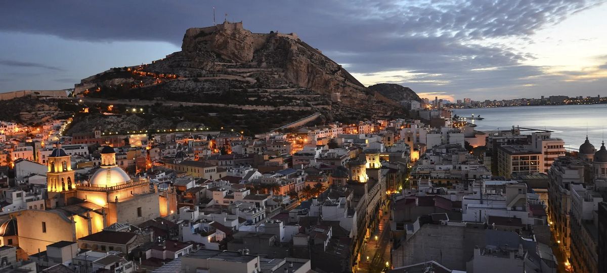 View of Alicante from above