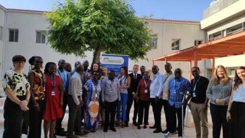 Rwandan partners along with UA partners in Study Visit Day 2