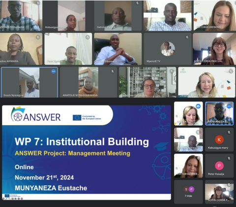 Group photo Virtual Management Meeting