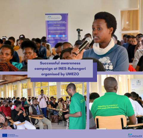 Awareness campaign at INES organized by UWEZO