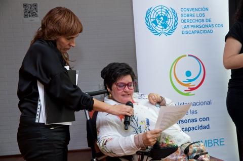 public reading of the Convention on the Rights of Persons with Disabilities